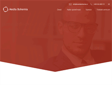 Tablet Screenshot of mediabohemia.cz